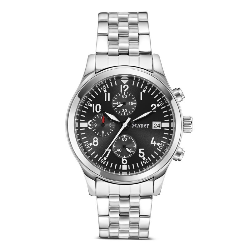 Split Second Noire Chronograph